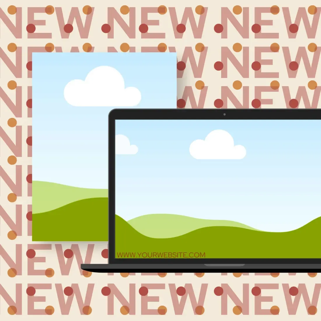 Product image grid template