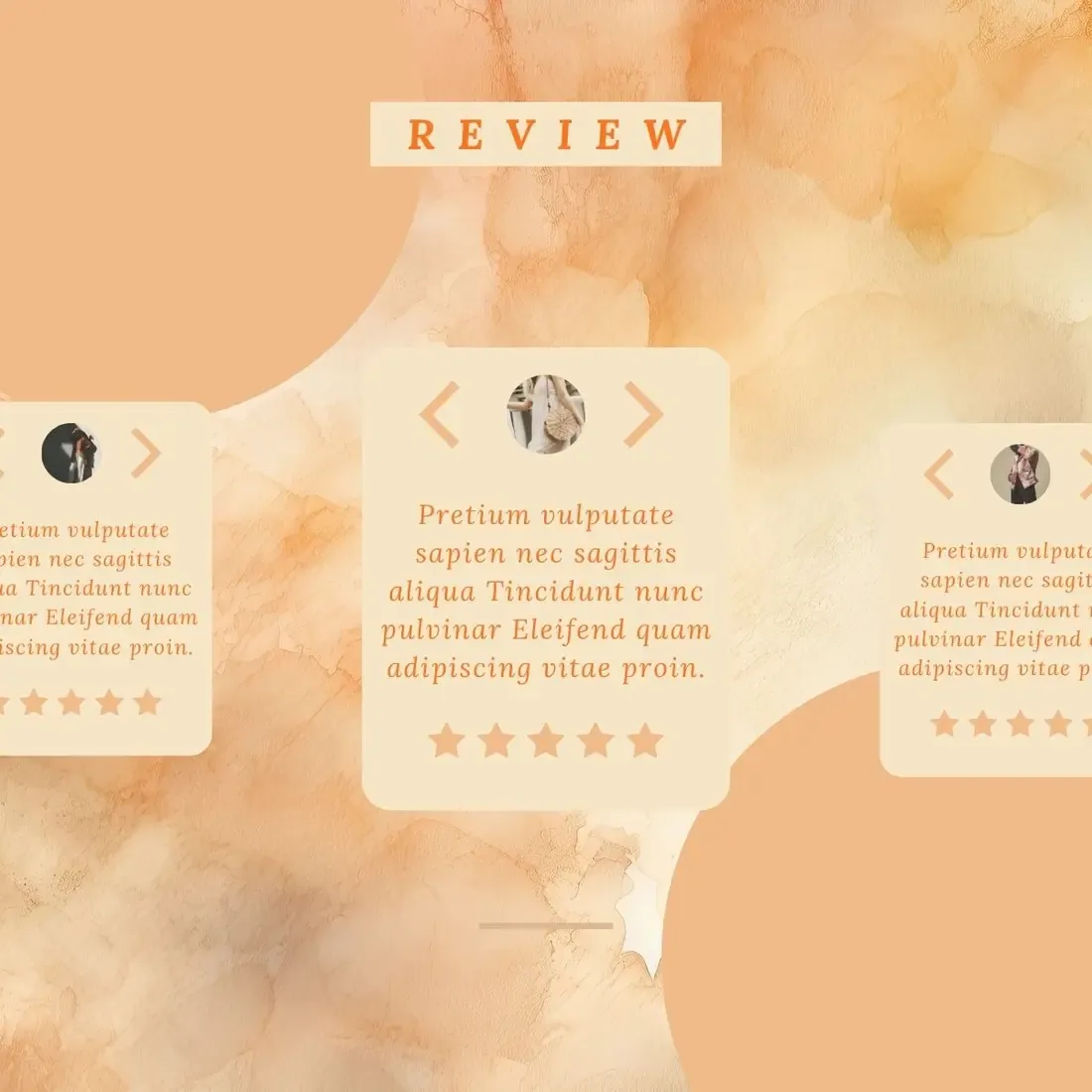 Customer review template